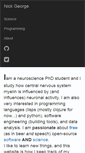 Mobile Screenshot of nickgeorge.net